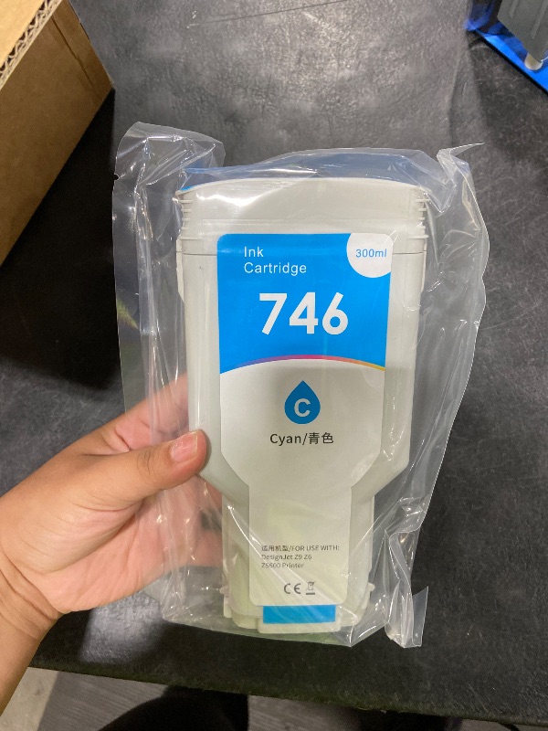 Photo 1 of VivEto 746 High Capacity Ink Cartridge Set for HP DesignJet Z6 & Z9+, 6-Pack