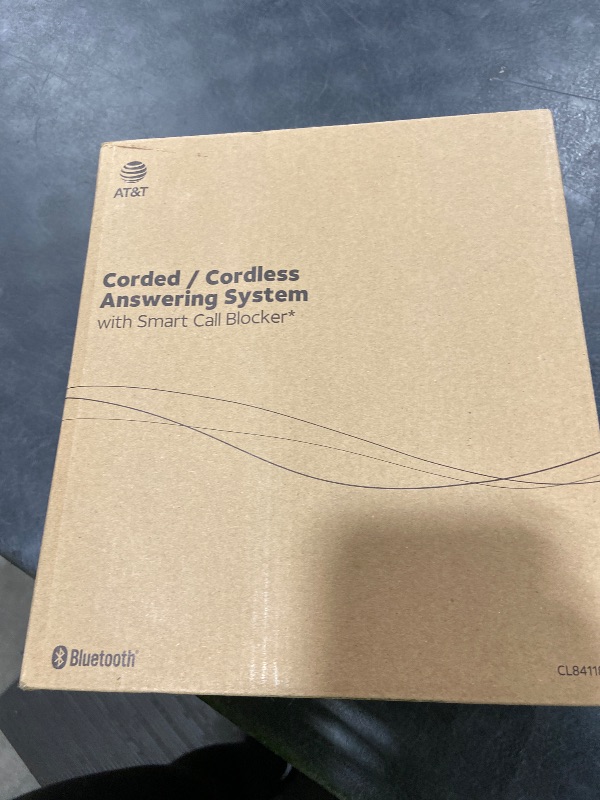 Photo 1 of AT&T CL84118 DECT 6.0 Corded/Cordless Phone System