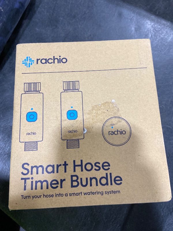 Photo 1 of Rachio Smart Hose Timer Bundle: Faucet Timer, 2 Valves + 1 WiFi Hub