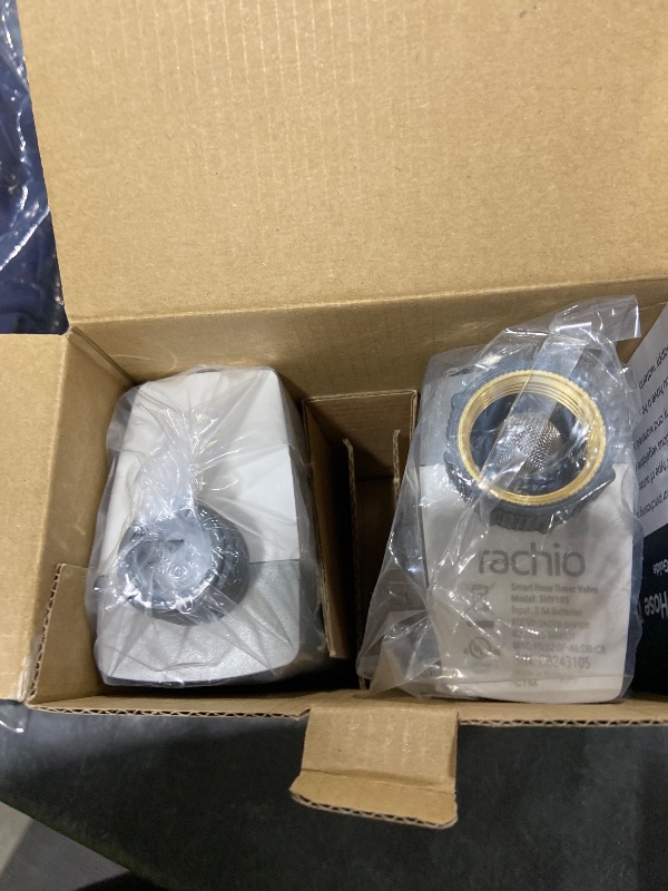 Photo 1 of Rachio Smart Hose Timer Bundle: Faucet Timer, 2 Valves + 1 WiFi Hub