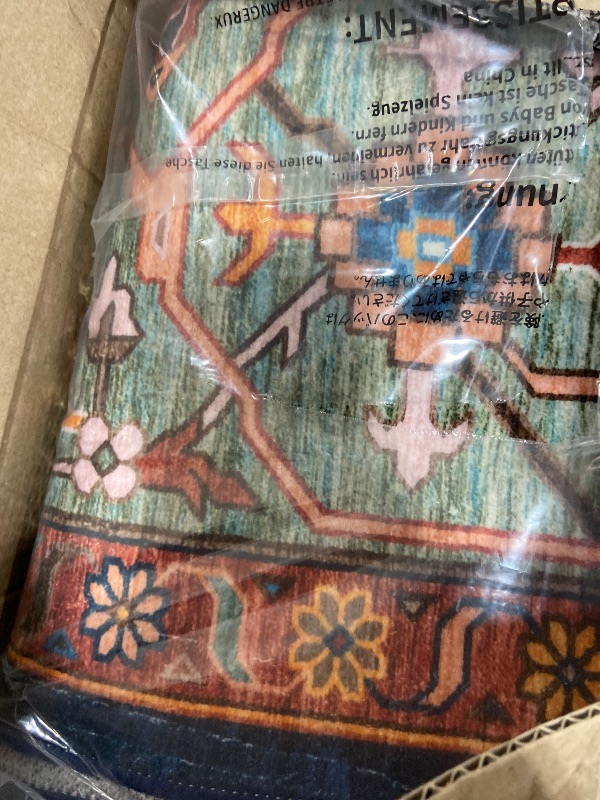 Photo 1 of SERISSA 6x9 Washable Non Slip Boho Area Rug for Living Room?Rust