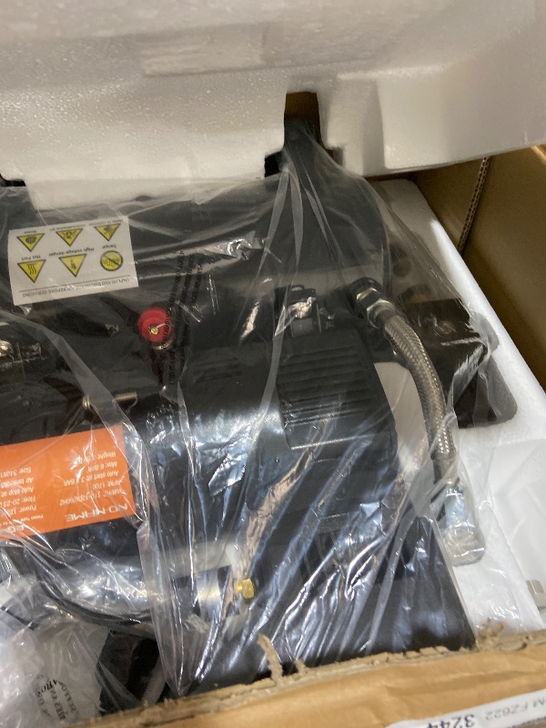 Photo 1 of Cool Tooty Airbrush Compressor with 3L Metal Tank, 1/6 HP 110V Motor, Dual Cooling Fans, 47dB, 20–23 L/Min Airflow, Auto Start/Stop, Moisture Filter, and 1/8" to 1/4" Adapter