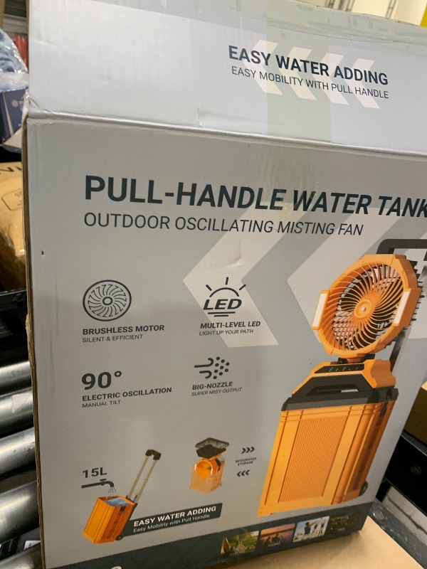 Photo 1 of Powdeom 15L Portable Misting Fan