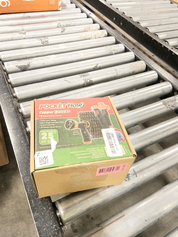 Photo 1 of Pocket Hose Copper Bullet Expandable Garden Hose, 25 Ft