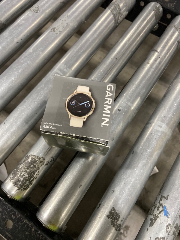 Photo 1 of Garmin Venu® 4, Advanced Fitness Smartwatch, 41mm, Bone Silicone