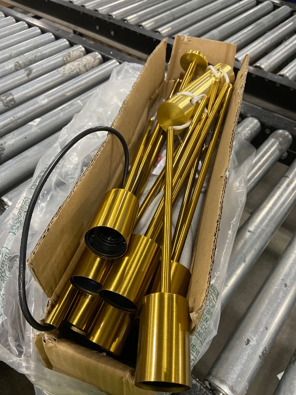 Photo 1 of RUIYEY 12-Light Gold Sputnik Chandelier