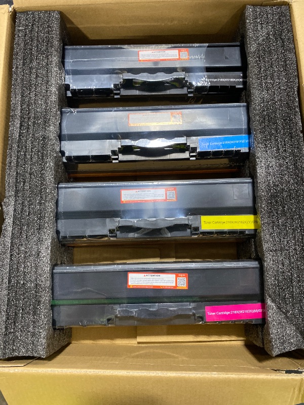 Photo 1 of PHAVORINK 218X Toner Cartridges 4-Pack