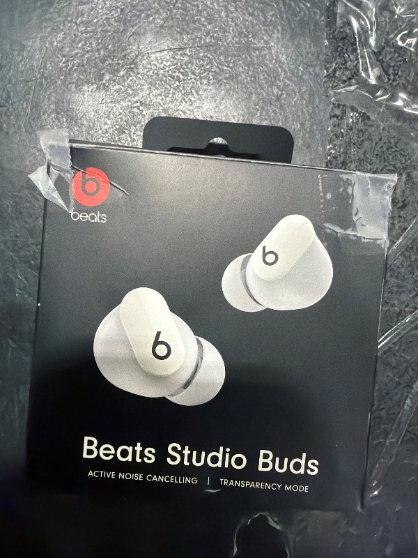 Photo 1 of Beats Studio Buds + | True Wireless Noise Cancelling Earbuds, Enhanced Apple & Android Compatibility, Built-in Microphone, Sweat Resistant Bluetooth Headphones, Spatial Audio - Ivory