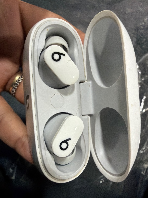 Photo 1 of Beats Studio Buds + | True Wireless Noise Cancelling Earbuds, Enhanced Apple & Android Compatibility, Built-in Microphone, Sweat Resistant Bluetooth Headphones, Spatial Audio - Ivory