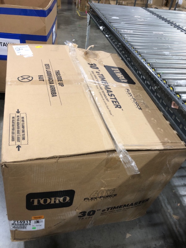 Photo 1 of Toro 60V MAX* 30 in. eTimeMaster® Personal Pace® Lawn Mower - Battery/Charger Not Included