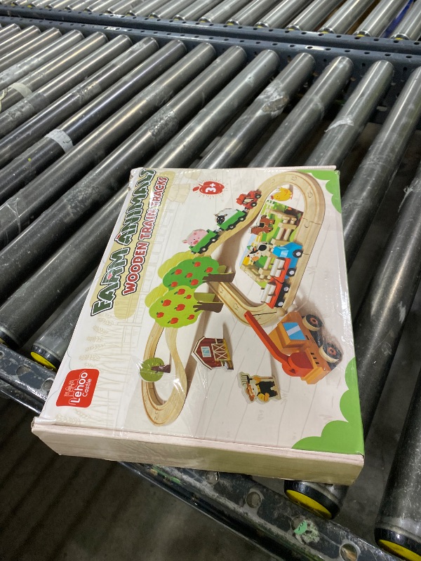 Photo 1 of Lehoo Castle Farm Wooden Train Set
