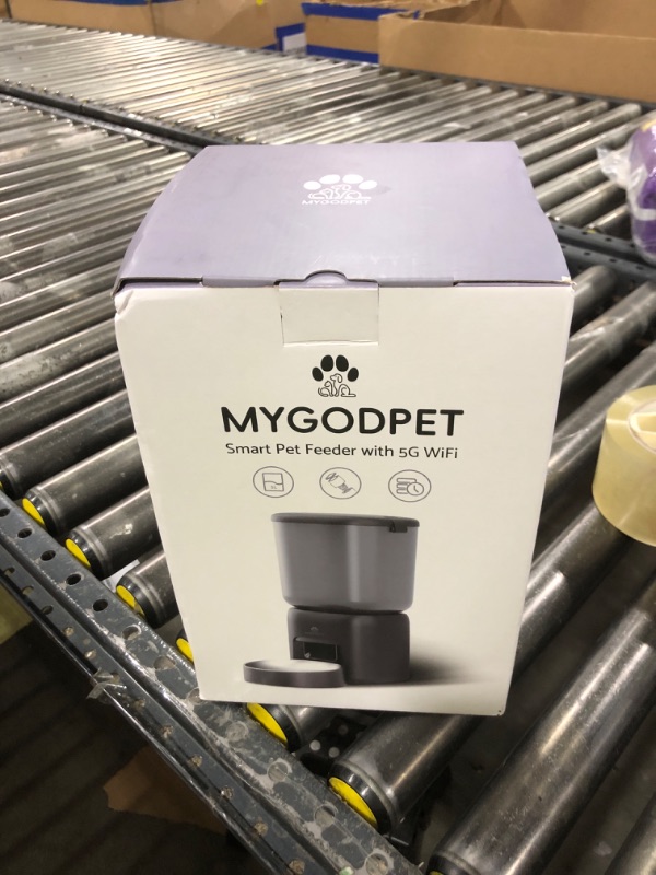 Photo 1 of MYGODPET Automatic Cat Feeder, 5G WiFi Auto Food Dispenser
