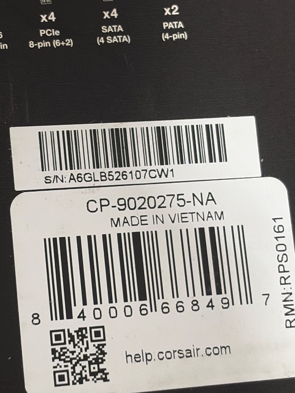 Photo 1 of Corsair RM1000x Shift ATX Power Supply
