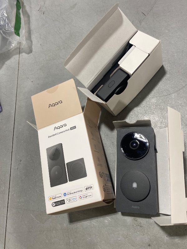 Photo 1 of Aqara Smart Doorbell Camera G410 with Chime, HomeKit Secure Video, Black
