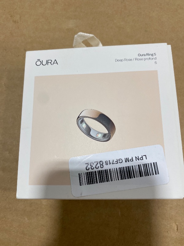 Photo 1 of OURA Ring 5 Smart Ring - Deep Rose - Size 6