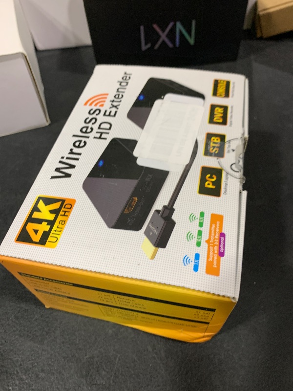 Photo 1 of Wireless HDMI Transmitter and Receiver 4K BIN-910, 400FT/120M Long Range, 9 Adjustable Channels, 1TX to 3RX– Stream HD Video/Audio from Laptop, PC, Camera to TV, Projector, Monitor