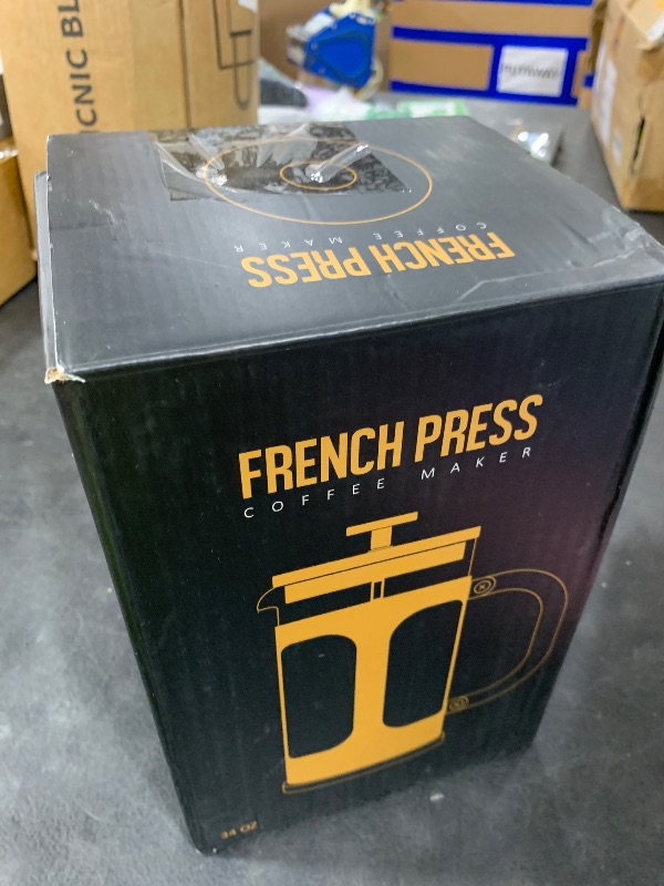 Photo 1 of Veken French Press Coffee Maker, 34oz