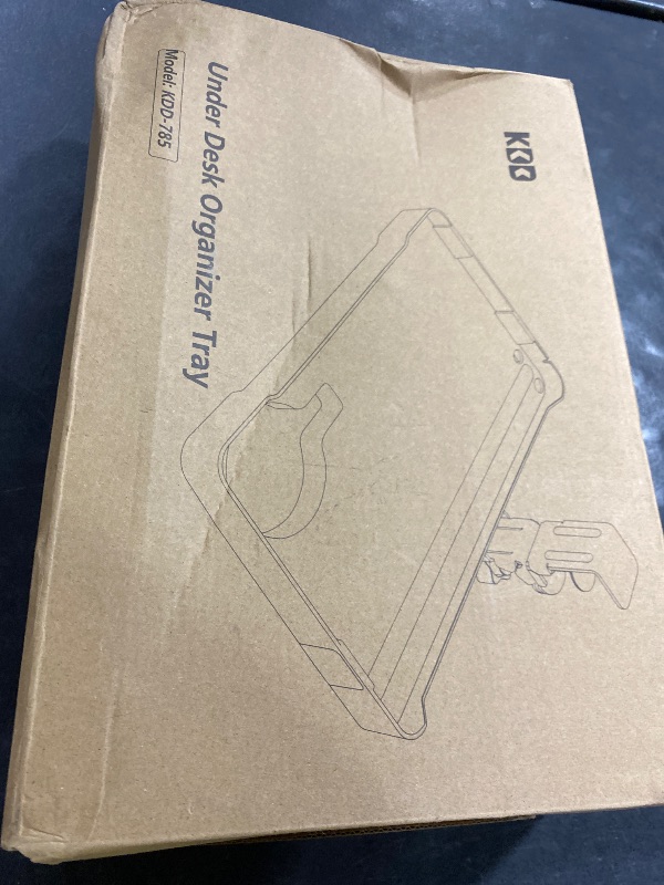 Photo 1 of KDD Under Desk Organizer Tray with 360° Rotation