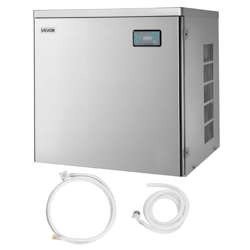 View 1 of ***Parts only*** VEVOR Commercial Ice Maker Machine - Head, 450 Lbs/Day Stainless Steel Ice Machine with Scheduled Ice-Making, Self-Cleaning, Adjustable Thickness, Ideal for Restaurant Bar Cafe Hotel - Head Only
