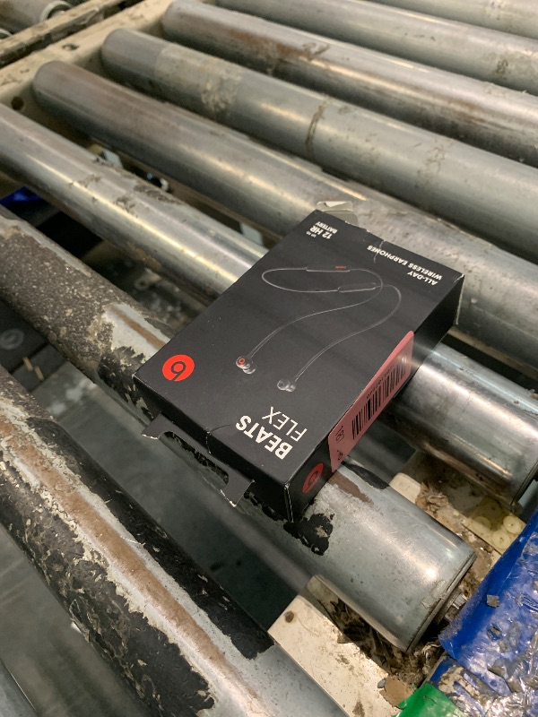 View 2 of [DAMAGED] Beats Flex Wireless Earbuds - Apple W1 Headphone Chip, Magnetic Earphones, Class 1 Bluetooth, 12 Hours of Listening Time, Built-in Microphone - Black