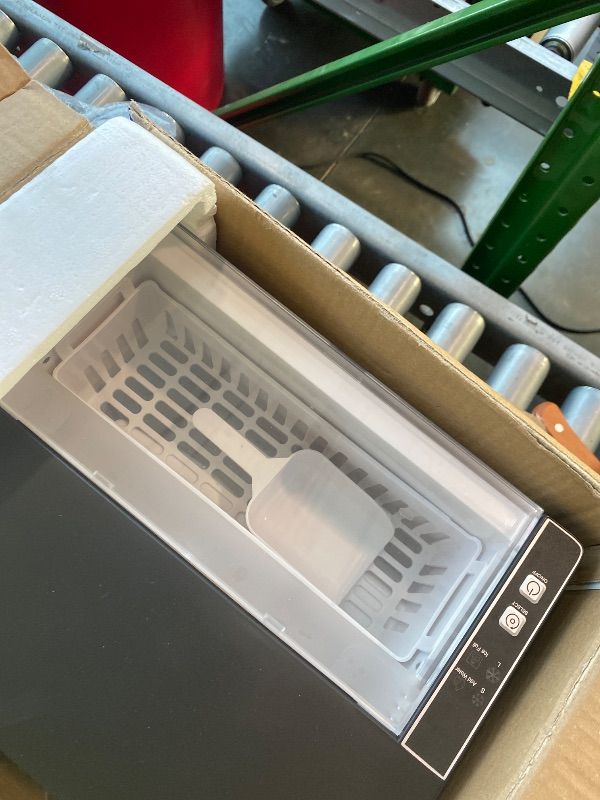 View 3 of [SOLD FOR PARTS] ORFLROA Countertop Ice Maker - 9 Cubes in 6 Mins, Somber