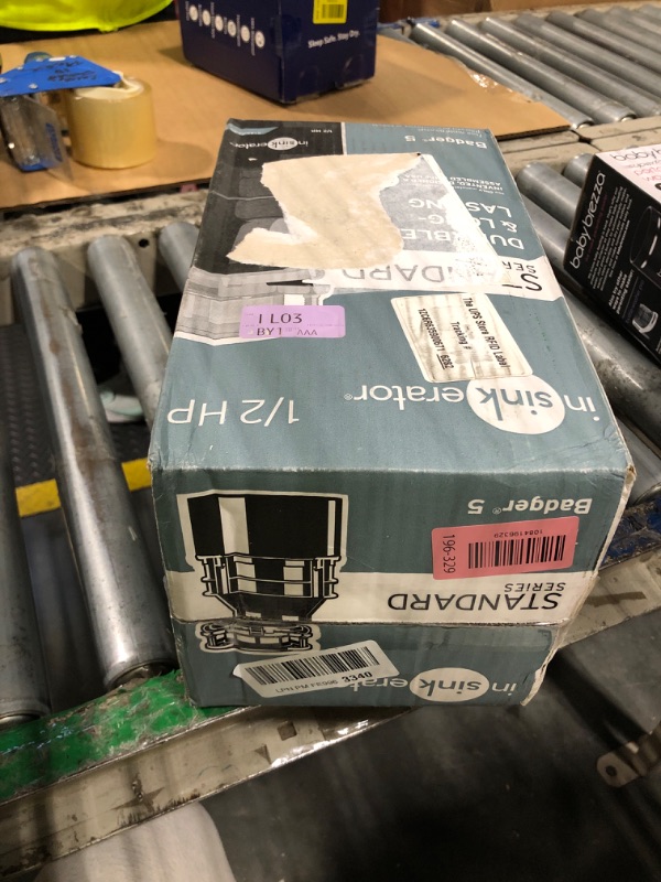 View 2 of [Parts only] InSinkErator Badger 5 Garbage Disposal, Badger Series 1/2 HP Continuous Feed Food Waste Disposer