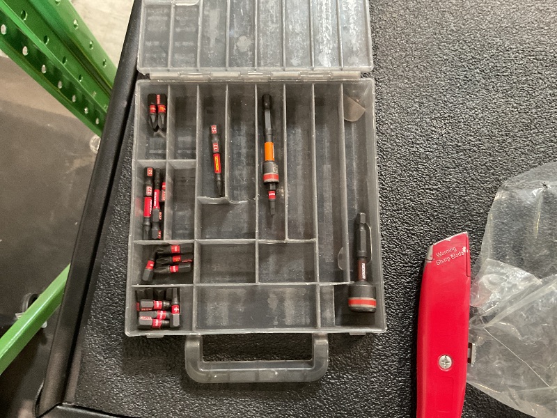 Photo 1 of ***MISSING MULTIPLE PARTS*** Geinxurn 60Pcs 180° Pivoting Flex Head T-Handle Ratchet Wrench Set, 72-Tooth 1/4" Reversible Ratchet with Extension Bar, Socket Adapter & 1" Impact Screwdriver Bits (Phillips/Torx/Hex) for DIY