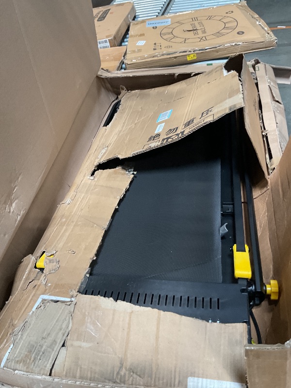Photo 1 of ***FINAL SALE NO REWRITTEN *** YPOO Foldable Treadmill with Incline, Walking Pad with Handle Bar 3 Level Incline, Portable Folding Treadmills for Home/Office 300 Lbs Capacity, Quiet Desk Treadmill with Remote Control & APP