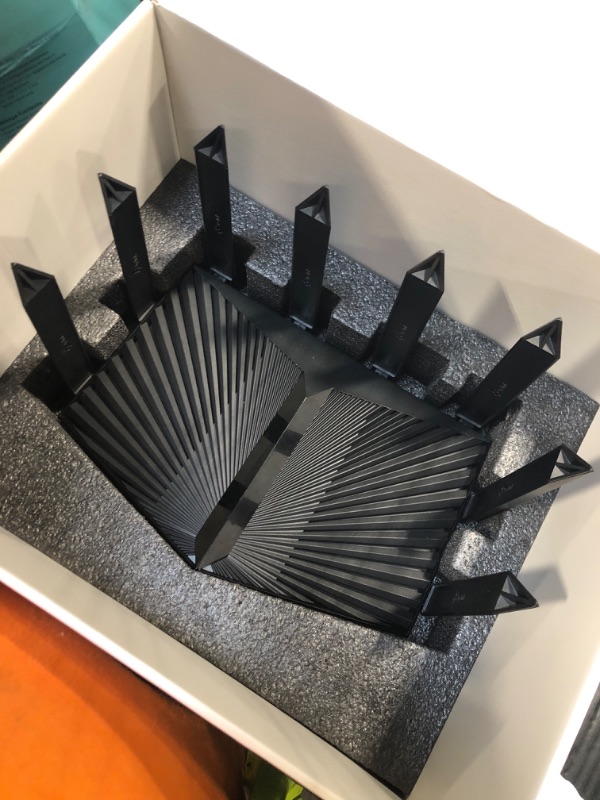 Photo 1 of !!USED FINAL SALE!!!
TP-Link AX6000 Wi-Fi 6 Router (Archer AX80) – Dual Band, 2.5 Gbps WAN/LAN Port, 8K Streaming,Wireless Internet Router with OneMesh and AP Mode, Long Range Coverage, WPA3, Beamforming