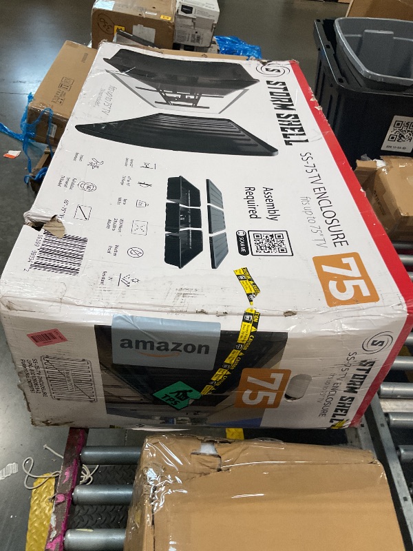 Photo 1 of ** NEW ** Storm Shell Weatherproof 75” Outdoor Hard Cover for Television – Wall Mounting Bracket Included (65-75 inch)
