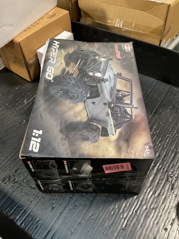 Photo 1 of *** USED******07/19 SOLD FOR PARTS // FINAL SALE *** 
 HYPER GO H12Y 1/12 Brushless 4X4 RC Rock Crawlers for Adults, Metal Case Waterproof 4WD Off-Road RC Rock Trucks with Portal Axles, All Terrain RC Cars with 2 Battery