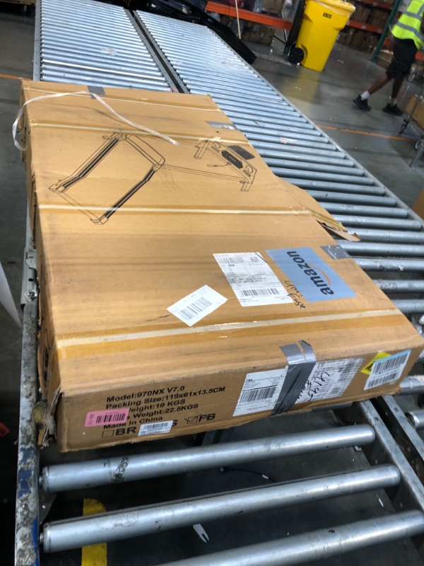 Photo 1 of **** FOR PARTS **** FINAL SALE**** NOT FUNCTIONAL **** Aiteid Treadmill with Incline,3.0HP Small Treadmills for Home,Portable Electric Treadmill with Handles,Lightweight Walking Pad,Compact Running Treadmills,Walking Pad with Handle,300LBS Capacity(Black