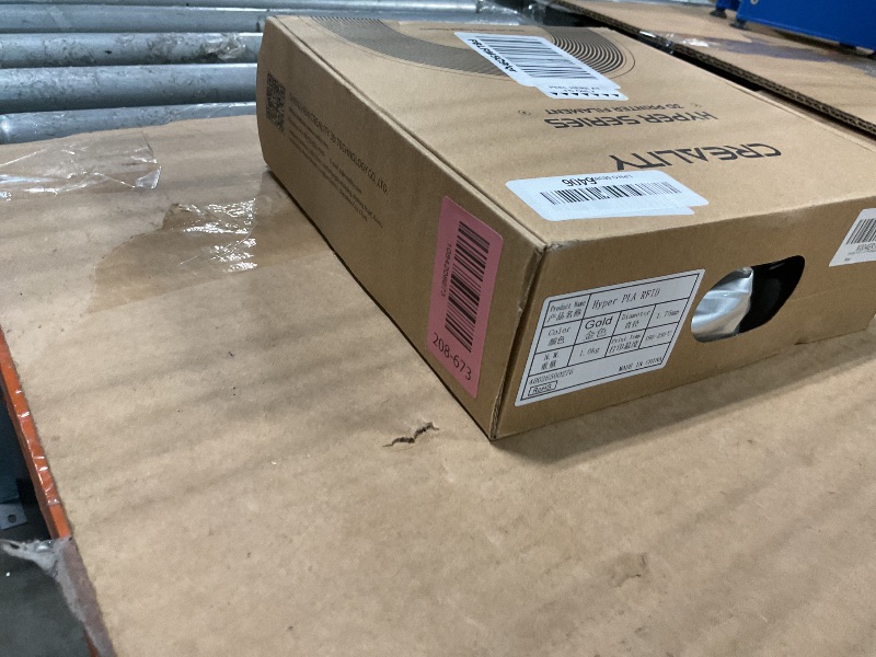Photo 1 of ?Creality PLA Filament 1.75mm for K2 Plus Combo, RFID 3D Printer Filament PLA for High Speed 30-600mm/s, 1kg(2.2lbs)/Spool Hyper PLA Filament Support CFS, Fits for Most 3D Printers(Gold)