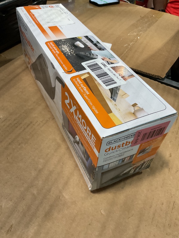 Photo 1 of ***ITEM IS USED*** BLACK+DECKER dustbuster Cordless Handheld Vacuum, Portable Car Vacuum Cordless Rechargeable, Wall Mount, Strong Suction QuickClean (HNVC215B10)