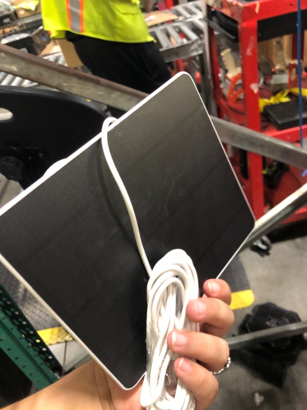 Photo 1 of !!!!!NO DOORB ELL****l FINAL SALE!!\
Solar Panel Charger Compatible with Ring Video Doorbell 3/3+/4, Battery Video Doorbell Plus, 13.2ft Waterproof Charging Cable, 360°Adjustable Mount,5W 5V, 7.5 * 6.4" (1)