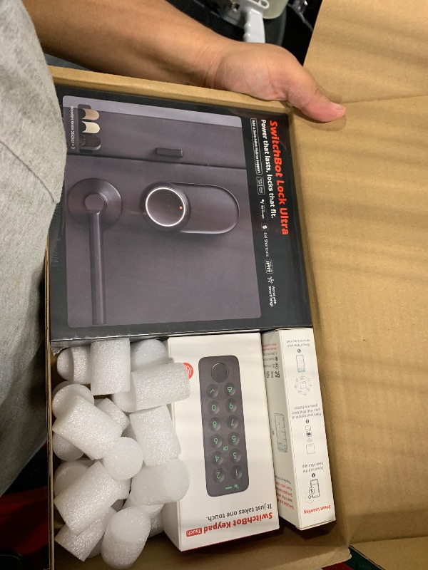 Photo 1 of !!FACTORY SEALED!!!!!
Smart Lock Ultra with Keypad,Fingerprint Door Lock, App Remote Control, Built-in WiFi Keypad Deadbolt, Auto Unlock, Waterproof&Easy Install, Supports Alexa and Google
