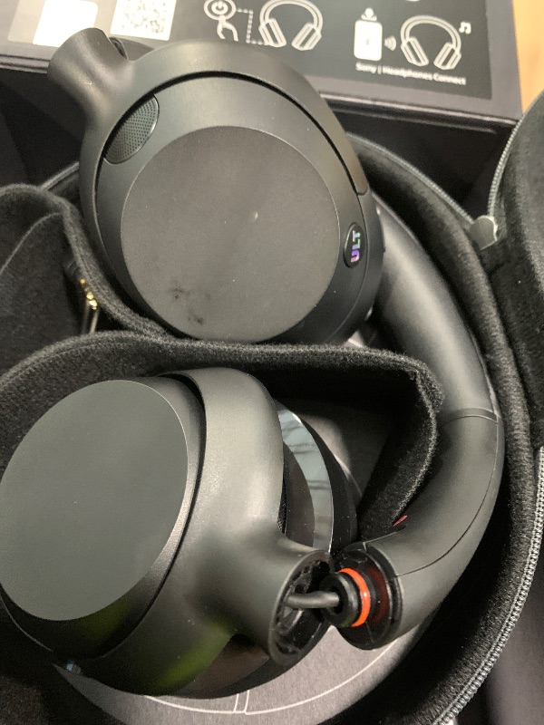 Photo 1 of [SOLD FOR PARTS] Sony ULT WEAR Over-Ear Noise Canceling Wireless Headphones, Black