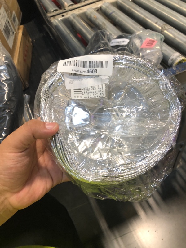 Photo 1 of !! FINAL SALE!!
50 Pack Round Aluminum Foil Pans, Disposable Deep Baking Trays for Cooking, Roasting, Food Storage and Reheating, Freezer and Oven Safe, 6 Inch