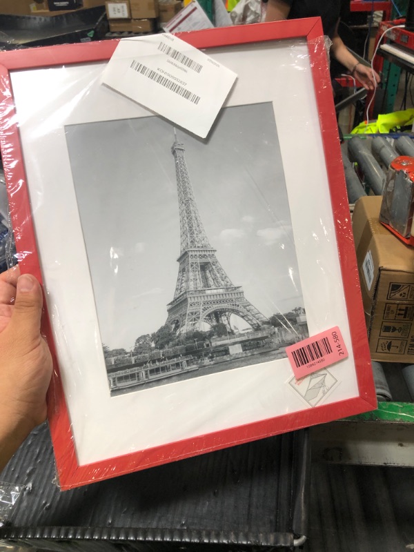 Photo 1 of !! DENTED FINAL SALE!!!!upsimples 11x14 Picture Frame, Wall Decor Photo Frames, Red 1 Pack
