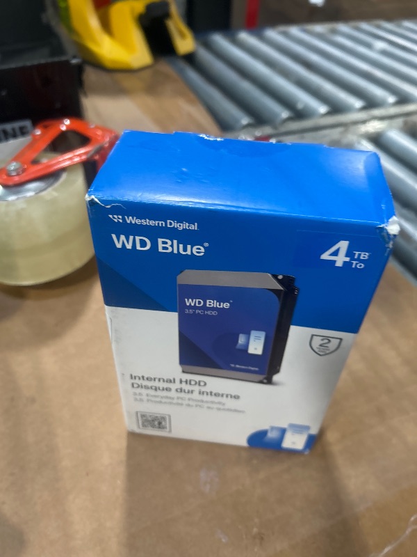 Photo 1 of **View Clerk Notes**Western Digital 4TB WD Blue PC Internal Hard Drive HDD - 5400 RPM, SATA 6 Gb/s, 128 MB Cache, 3.5" - WD40EZZX