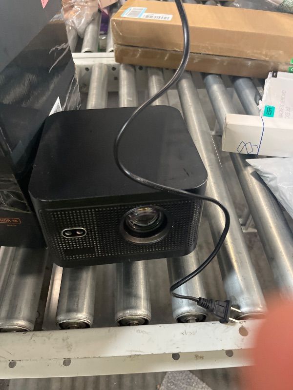 View 4 of [MISSING CORD] Smart 4K Projector with WiFi and Bluetooth,3500 ANSI,Official Licensed Google TV,Auto Focus & Keystone,Dual HIFI Speaker Movie Cinema for Bedroom Home Theater & Outdoor