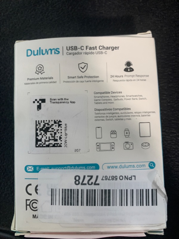 Photo 1 of [2-Pack] 40W USB C Charger Cube Fast Charging Block