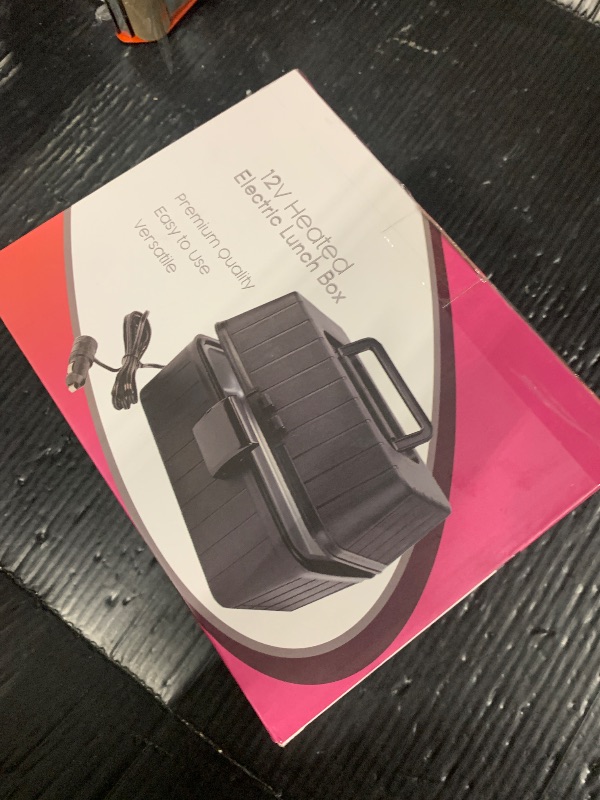 Photo 1 of ***USED**** Zento Deals Heating Lunch Box – 12V Portable Mini Electric Warmer for Car Food - Perfect for Outdoors Travelling, Camping - Easy to Clean Insulated Lightweight