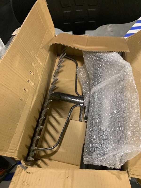 Photo 1 of '***VERY USED***8Bow Rake, Detachable Heavy Duty Metal Garden Rake for Loosening Soil, Leveling Lawn, Leaves Cleaning,63 Inch Long Handle Yard Rock Rake for Gardening,17 Prongs Leaf RakeThatch Rake for Lawn