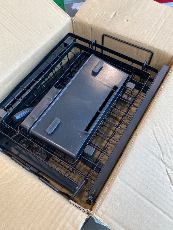 Photo 1 of [MISSING HOOKS] ARSTPEOE Large Over The Sink Dish Drying Rack 2 Tiers 4 Baskets
