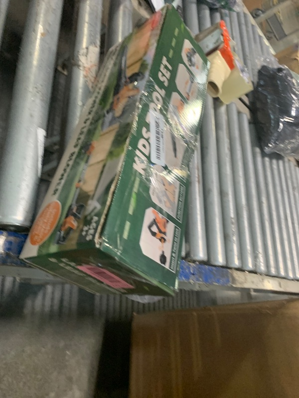 Photo 1 of ***MISSING PARTS*** KidBloom Kids Tool Set, 2-in-1 Kids Leaf Blower & Kids Weed Wacker Toy