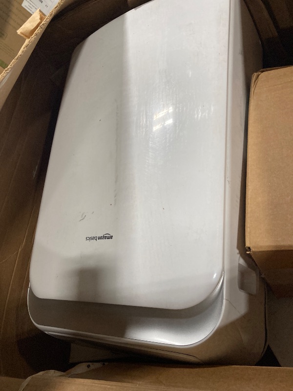 Photo 1 of ** broken 8/14 SOLD FOR PARTS// FINAL SALE ****  Amazon Basics 4-In-1 Portable Air Conditioner with Remote, Timer, Sleep Mode, Auto Swing, Cool/Heat/Dry/Fan-Only Functions, 13500 BTU (ASHRAE), Cools Up to 550 Sqf, Energy Saving, White