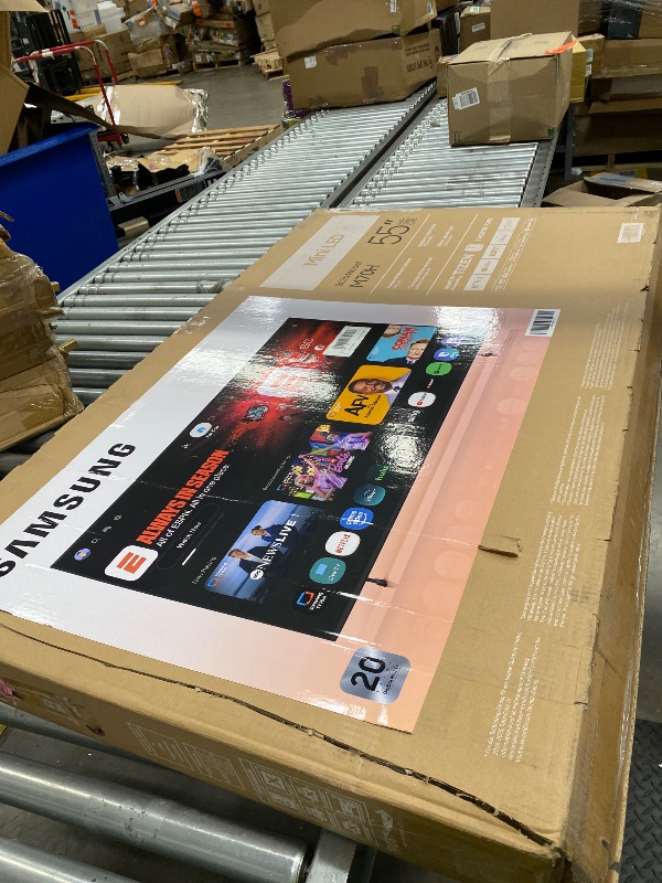 Photo 1 of **** NO RETURNS - NO REFUNDS **** ***** DAMAGE******
Samsung 55-Inch Class M70H Series, Mini LED, 4K, Smart TV, 2026 Model