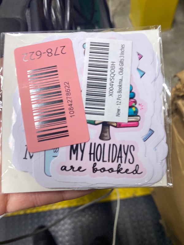 Photo 1 of (12pcs-3in) Bookmas Sticker Stickers Cozy Christmas Book Lover Gifts Pack