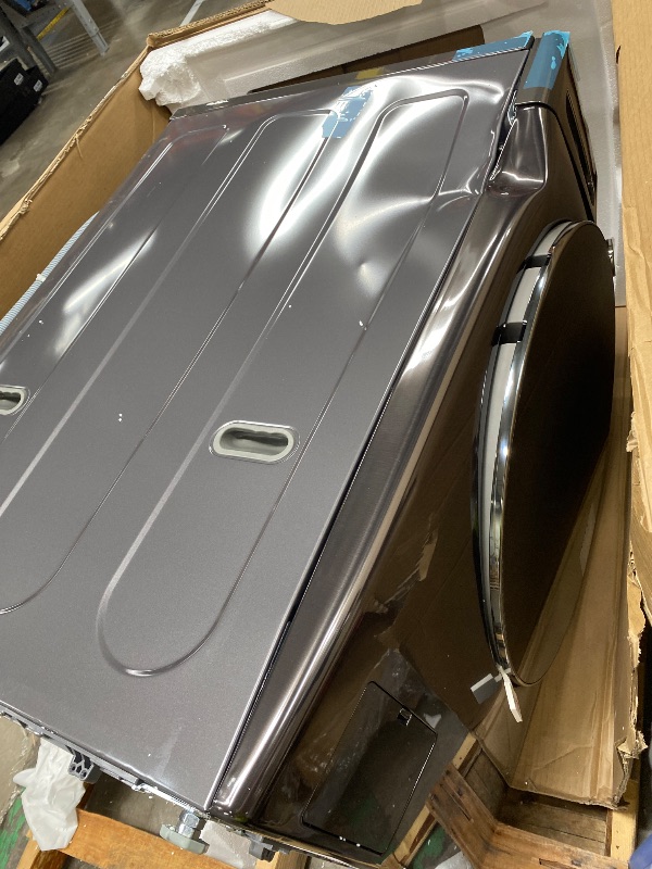 Photo 1 of *Dented/Damaged* *Missing bottom* LG 5.0 Cu. Ft. Smart Front Load Washer